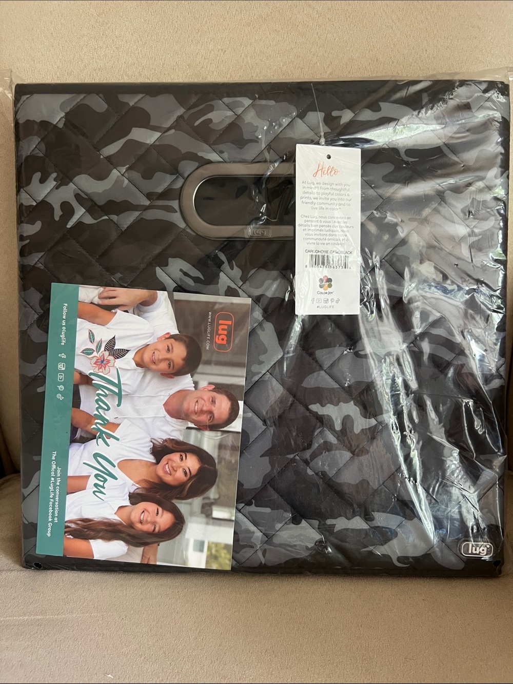 NWT Lug Cargo Home Collapsible Storage Cubes in Camo Black 🩶🖤